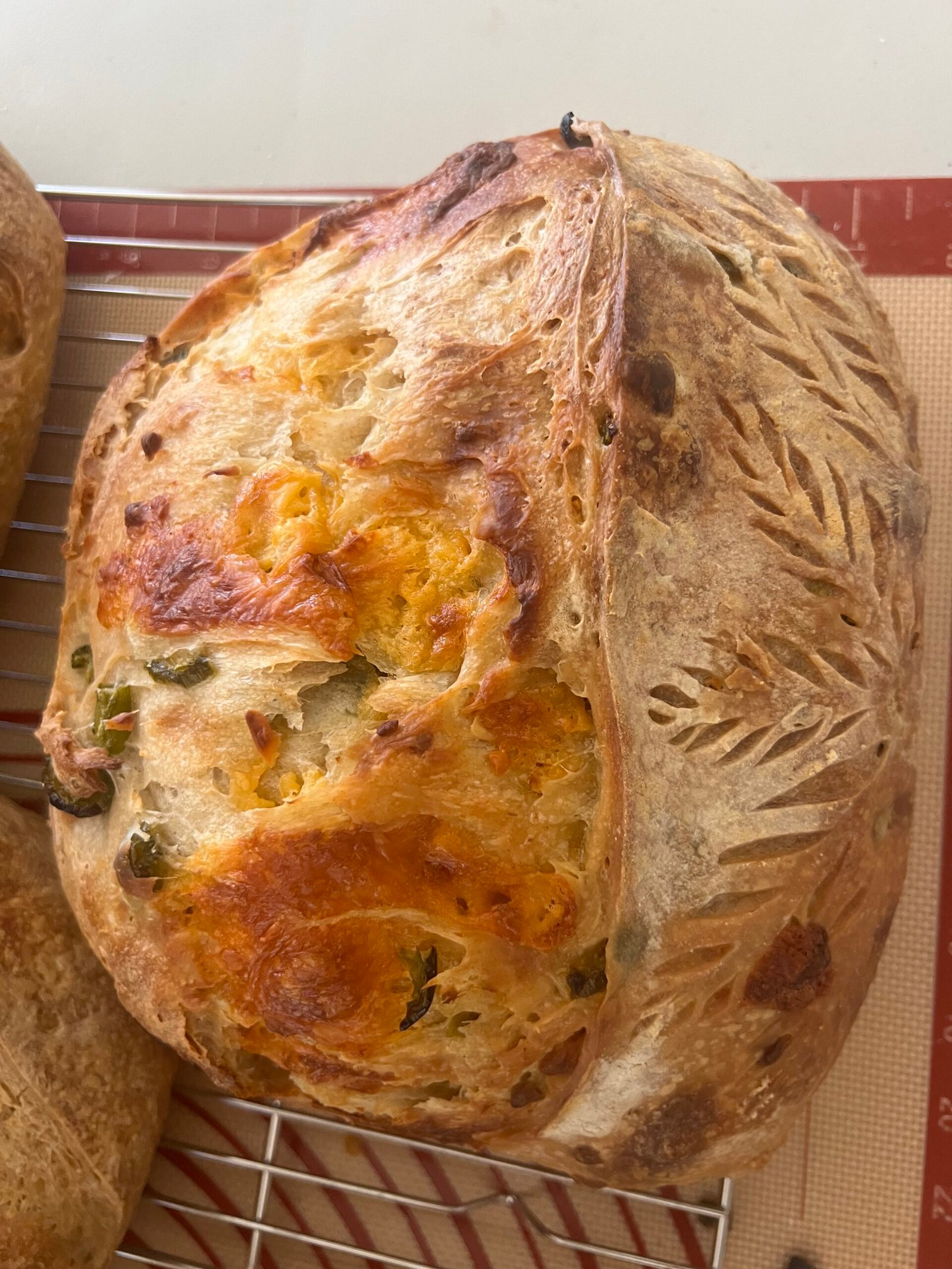 Jalape&ntilde;o Cheddar Sourdough