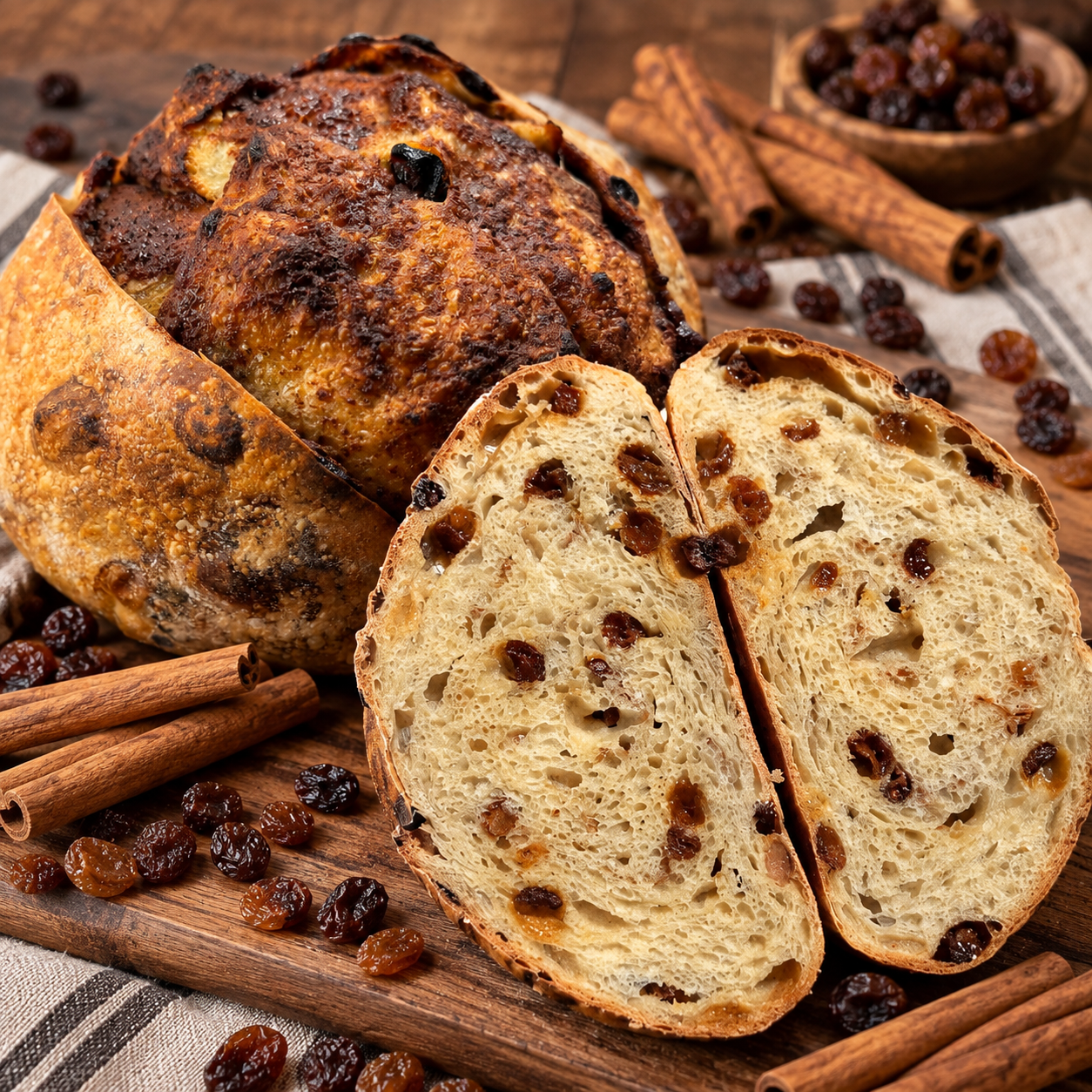 Menu Cinnamon Raisin Loaf