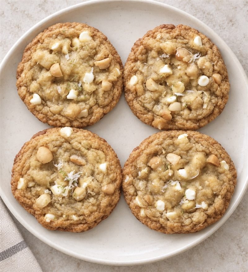 Menu Sourdough Coconut Macadamia Cookies